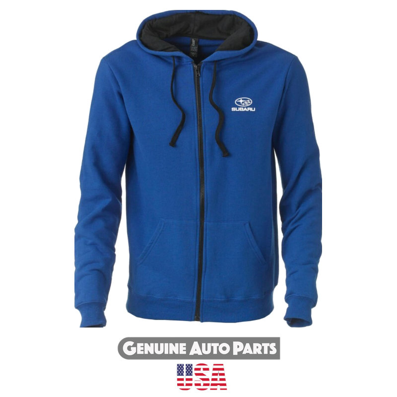 Genuine Subaru Logo Full Zip Fleece Hoodie 231037
