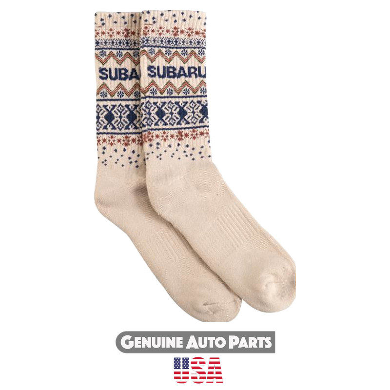 Genuine Subaru Holiday Socks 705956