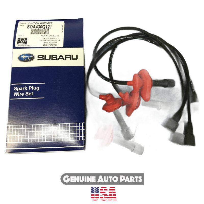 Genuine Subaru Spark Plug Wire Set SOA430Q121 - Forester 1998, Legacy 1997, Outback 1997