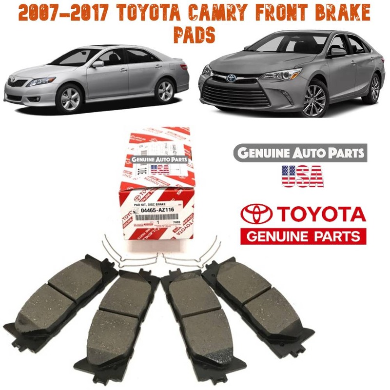 2007-2017 Toyota Camry Front Ceramic Brake Pads Genuine OEM 04465-AZ316