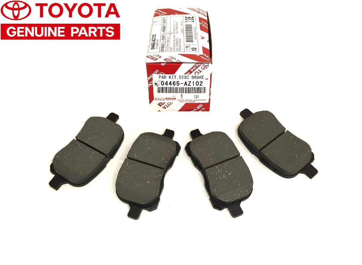 1999-2002 COROLLA w/o ABS Front Brake Pads Genuine Toyota Ceramic 04465-AZ102