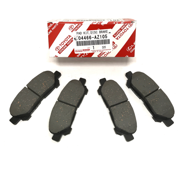 2008 - 2013 TOYOTA HIGHLANDER REAR Brake Pads Genuine Ceramic 04466-AZ205