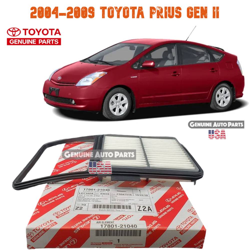 Toyota Genuine 17801-21040 Air Filter Element 17801-21040