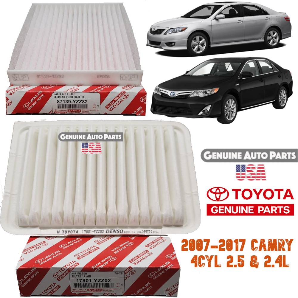 Toyota Camry 4-Cylinder Engine Air Filter & Cabin Air Filter Set